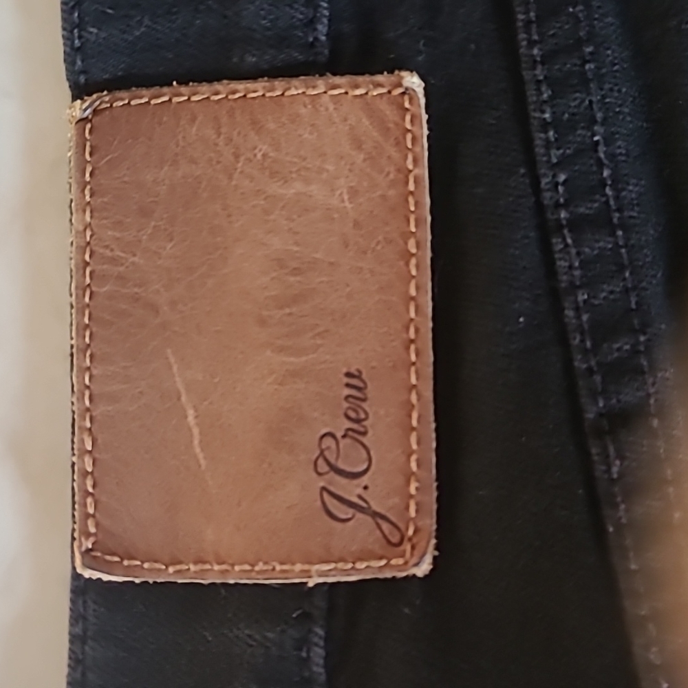 J. Crew Toothpick Denim Jean, Black 28 Tall-Style B1284 - Picture 4 of 10